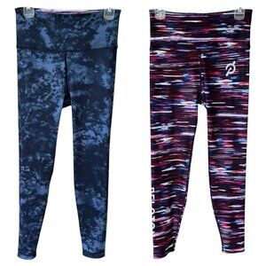 Peloton X WITH Womens Melody Reversible Leggings Est Size M Fitness Training Gym